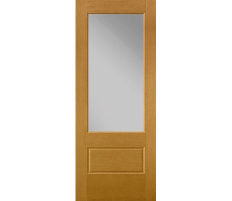 Kissimmee 3 Quaters Light Fiberglass Entry Door