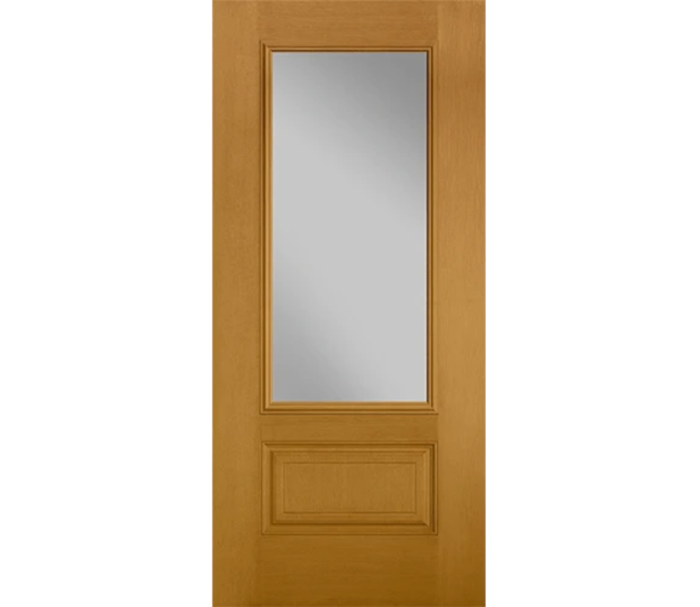 Kissimmee Three Quaters light Fiberglass Entry Door